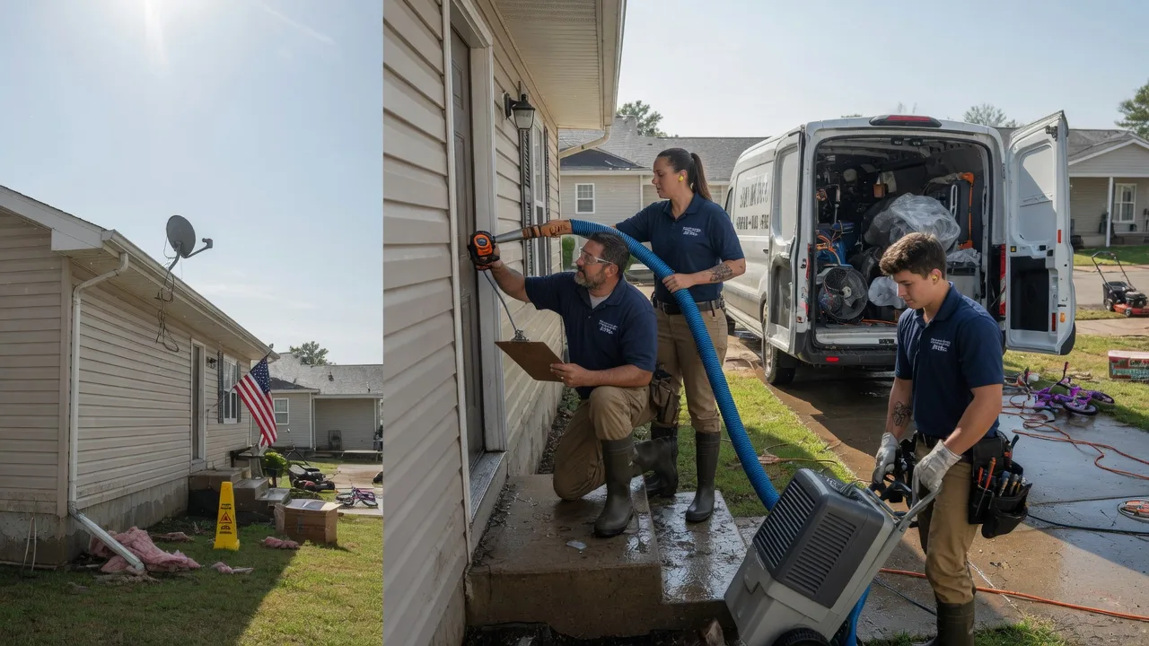 Ceiling Water Damage Restoration in Thorndale, TX near me